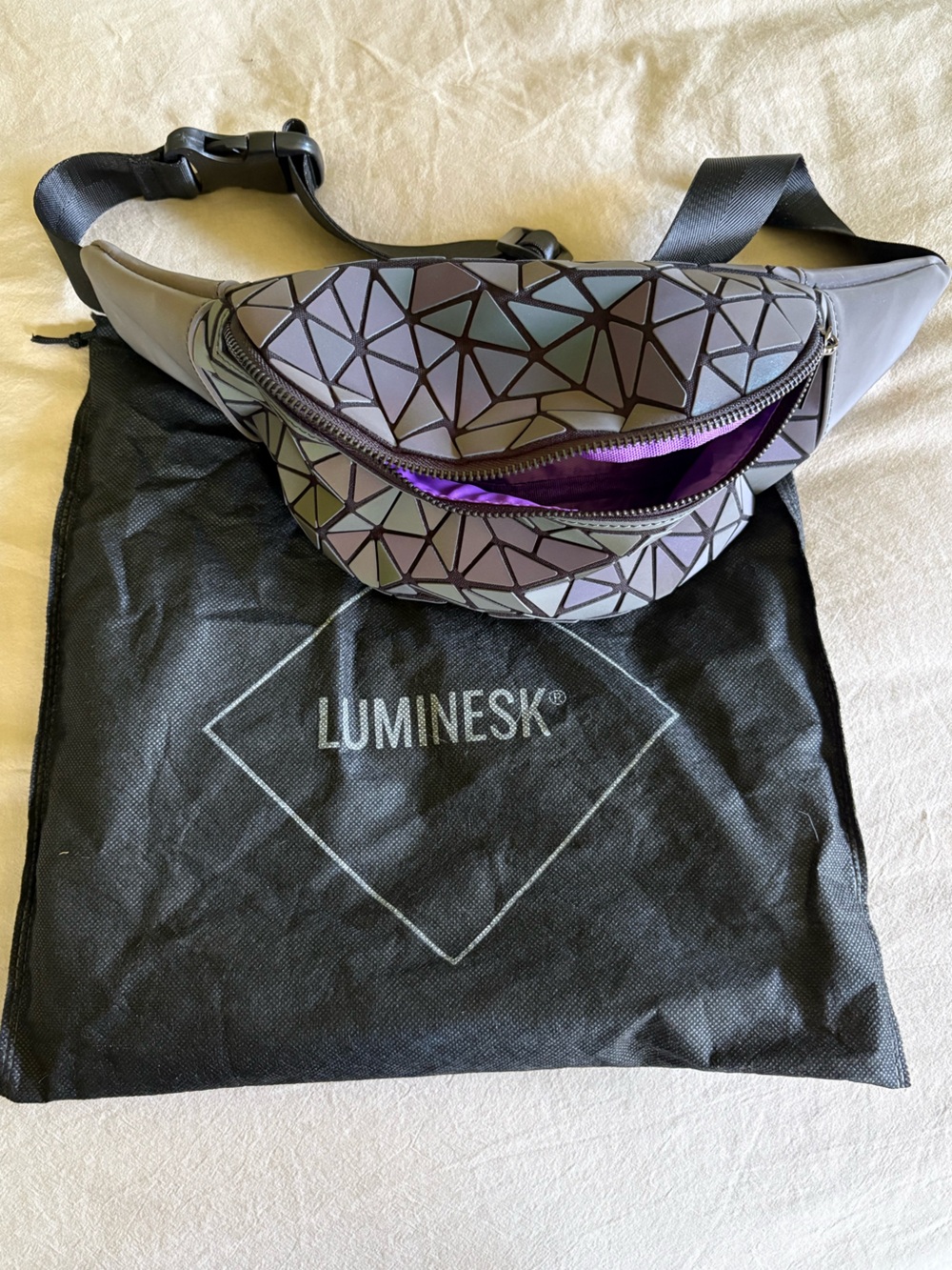 Luminesk prism colored fanny pack